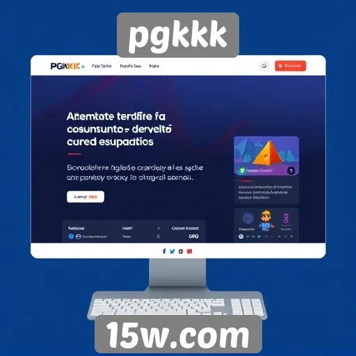 Análise da interface do site pgkkk